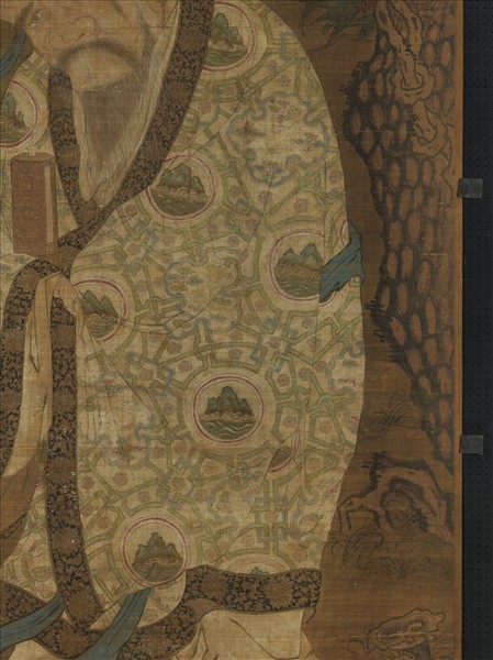 宋人畫壽星　軸