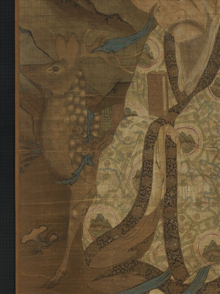 宋人畫壽星　軸