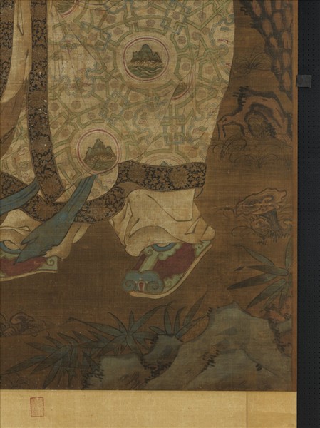 宋人畫壽星　軸