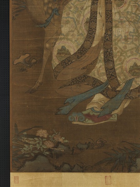 宋人畫壽星　軸