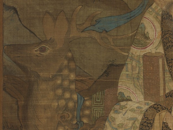 宋人畫壽星　軸