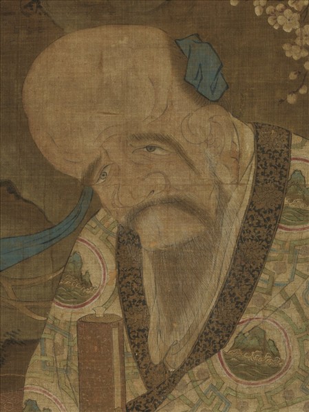 宋人畫壽星　軸