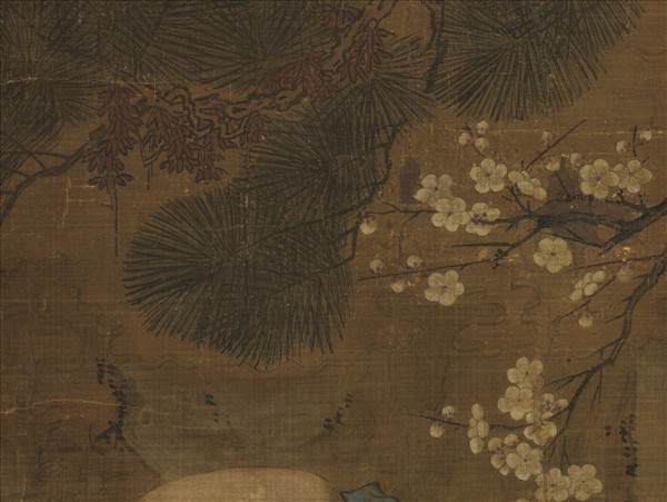 宋人畫壽星　軸