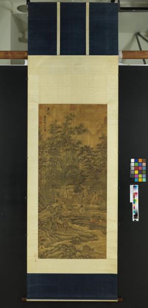 明謝時臣鹿鳴嘉宴圖　軸