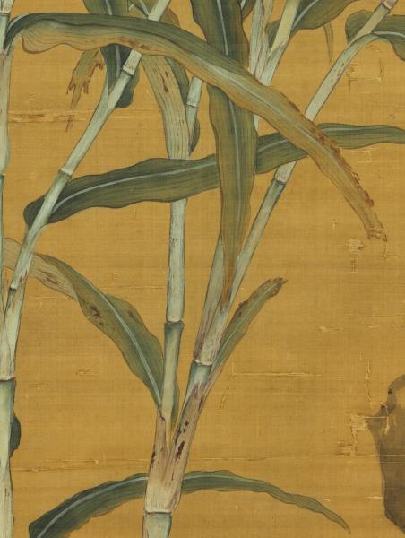 清蔣廷錫畫四瑞慶登圖　軸