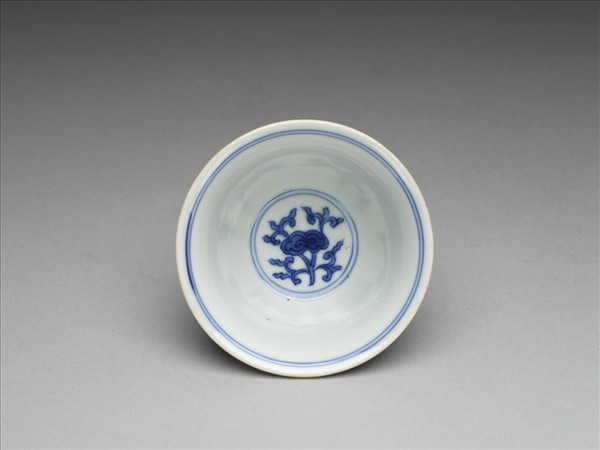 青花八卦紋套杯