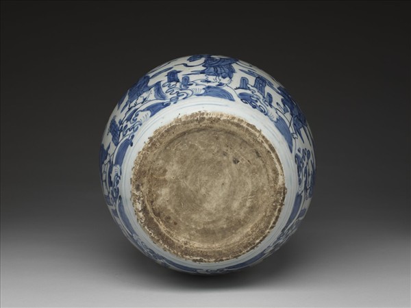 青花八仙祝壽圖葫蘆瓶