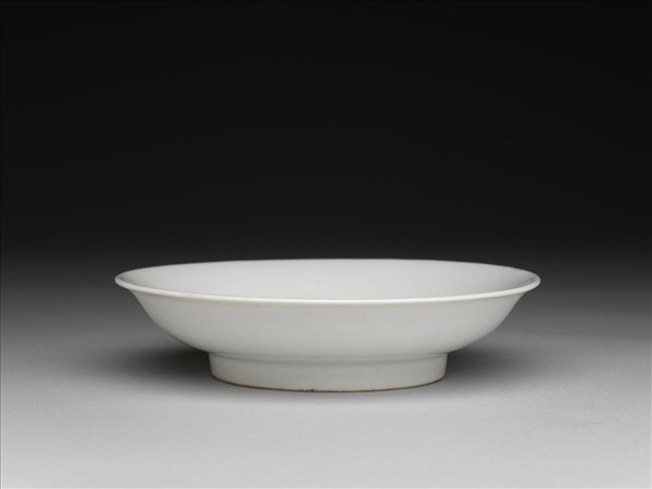 甜白釉碟