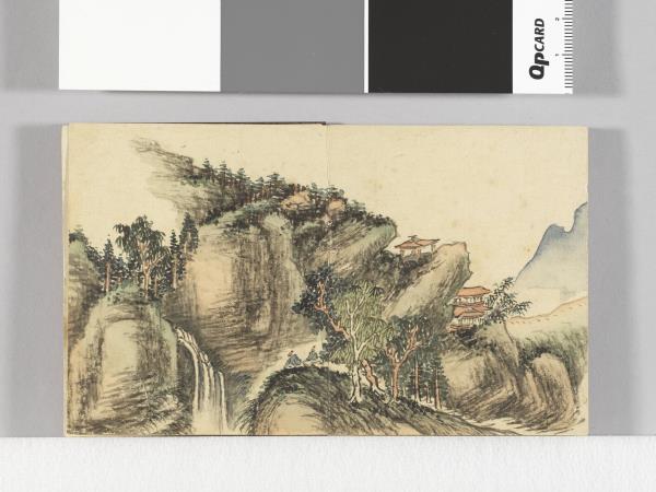 畫山水 冊