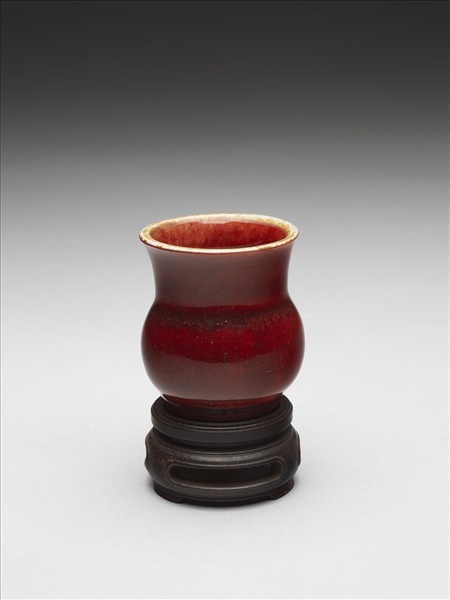 霽紅釉尊