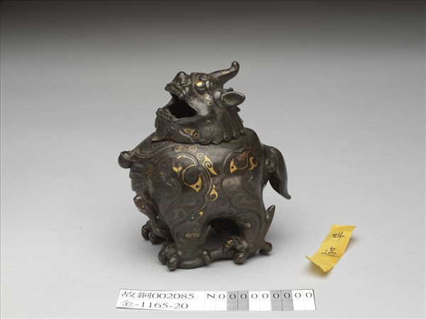 描金銀銅甪端香薰