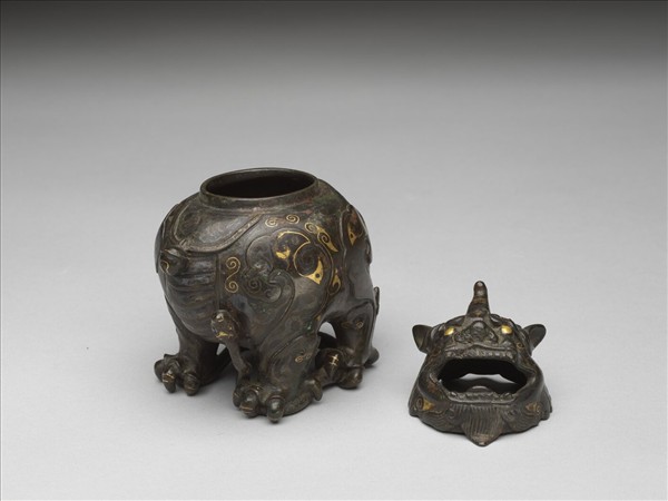 描金銀銅甪端香薰