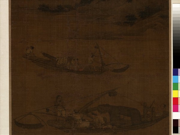 宋人捕魚圖　軸