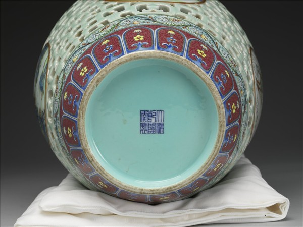 洋彩錦上添花玲瓏套瓶