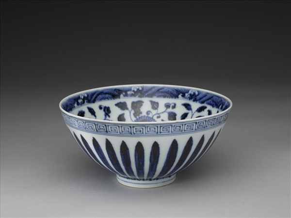 青花四季花卉紋碗