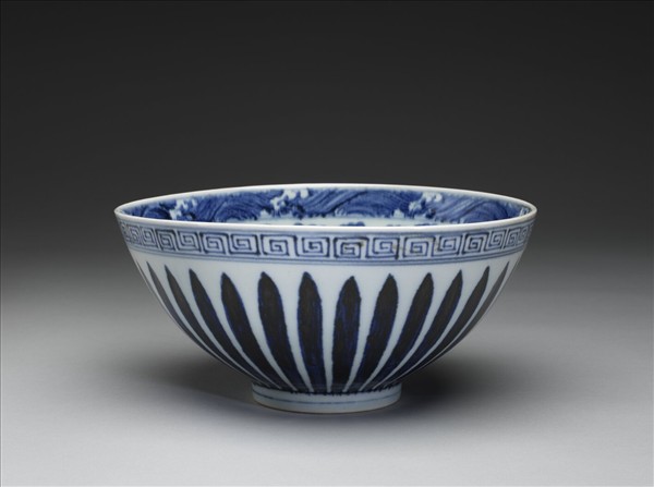 青花四季花卉紋碗