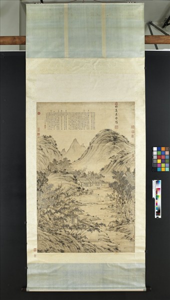 清董邦達四美具合幅　軸