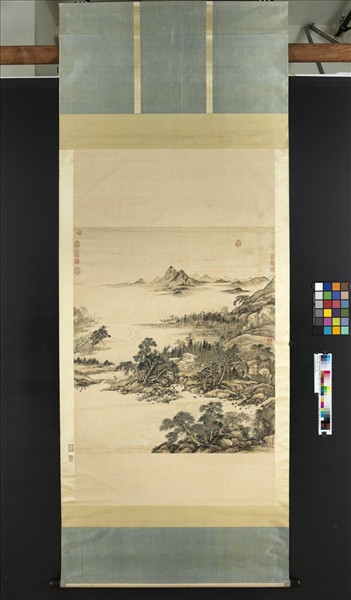 清錢維城畫山水　軸