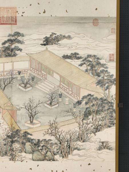 清董誥畫靜怡軒梅花　軸