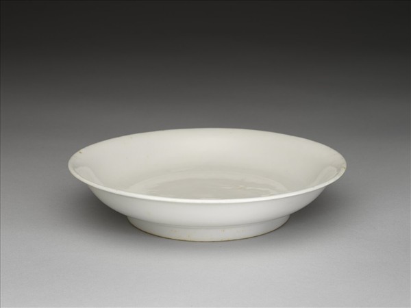 甜白釉盤