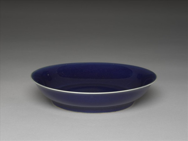 霽青釉盤