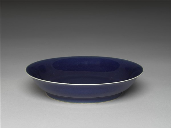 霽青釉盤
