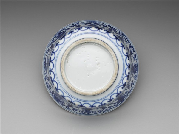 青花八寶紋蓋碗