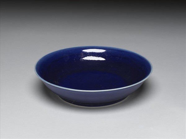 霽青釉盤