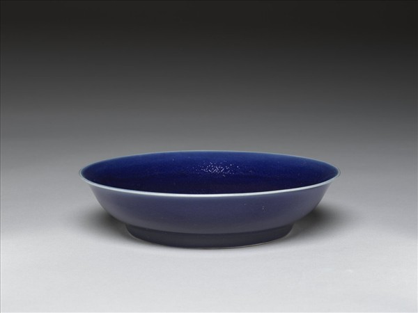 霽青釉盤