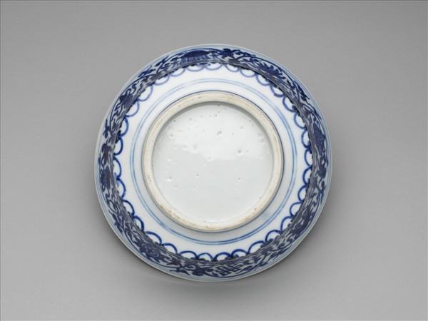 青花八寶紋蓋碗