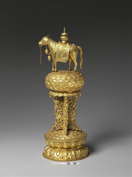 銅鍍金七政寶-寶馬