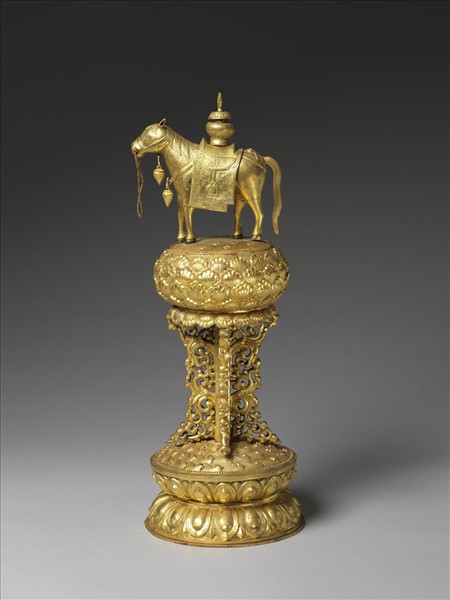 銅鍍金七政寶-寶馬