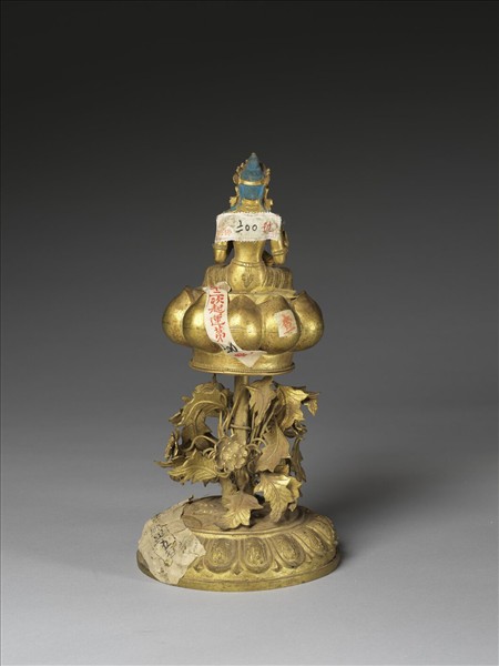 銅鍍金七政寶（玉女）