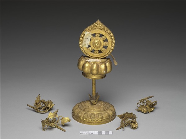 銅鍍金七政寶（寶輪）