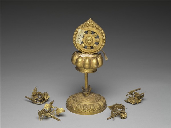 銅鍍金七政寶（寶輪）