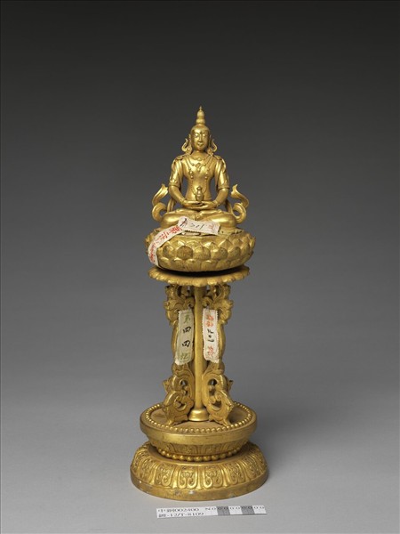 銅鍍金七政寶（財臣）