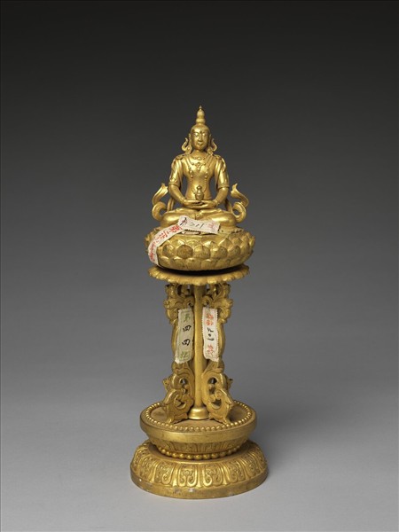 銅鍍金七政寶（財臣）