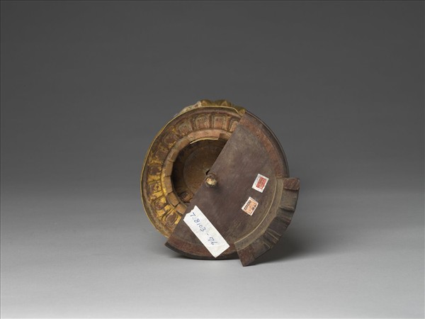 銅鍍金嵌料七政寶（武將）