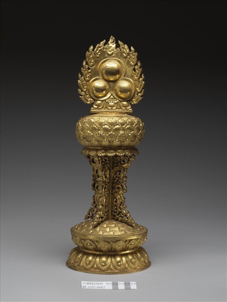 銅鍍金七政寶-寶珠