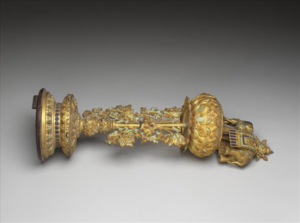 銅鍍金嵌料七政寶（寶象）