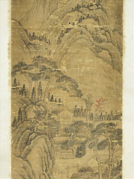 清馮景夏仿大癡筆意山水　軸