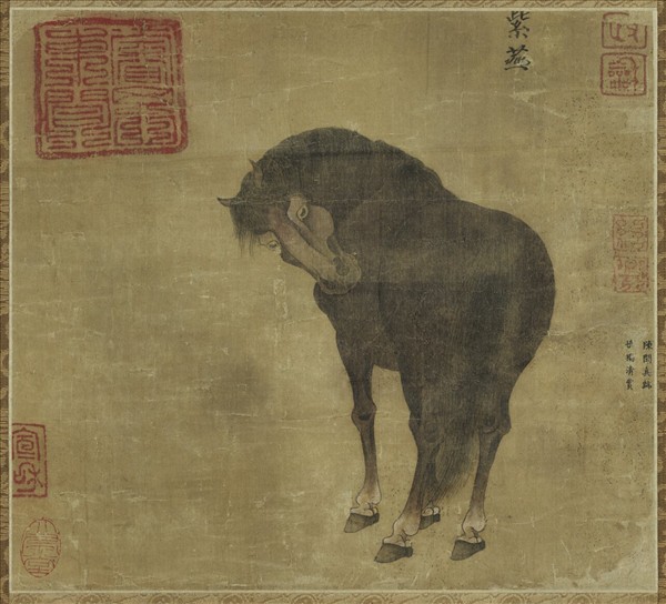 唐陳閎紫燕　軸