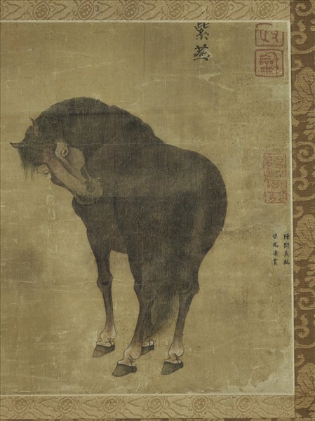 唐陳閎紫燕　軸