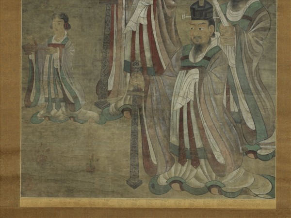 唐人行從圖　軸