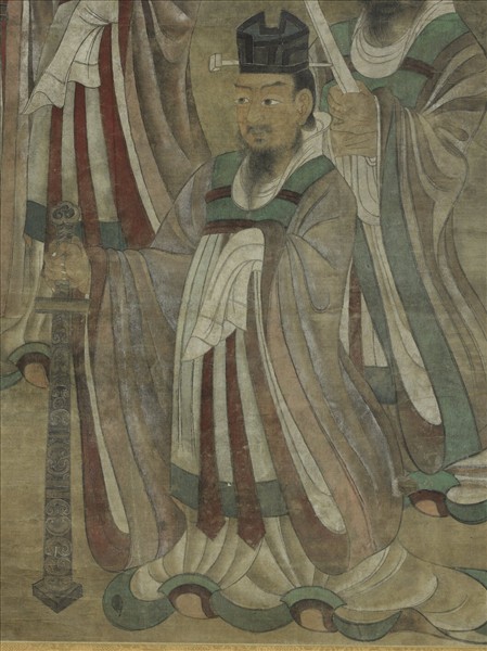 唐人行從圖　軸