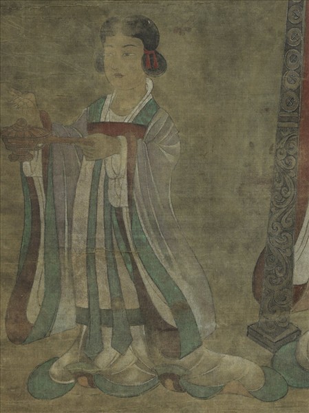 唐人行從圖　軸