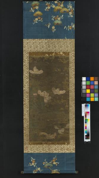 五代徐熙芰荷　軸