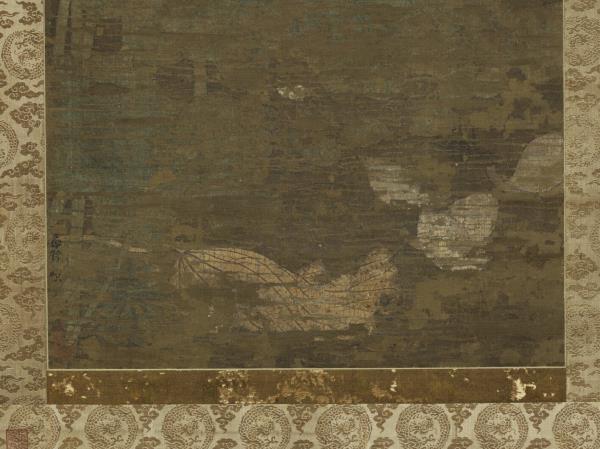 五代徐熙芰荷　軸