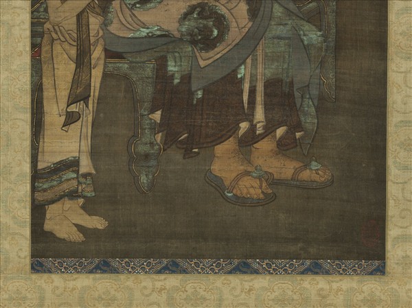 五代丘文播羅漢　軸