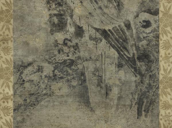 宋徽宗畫鷹　軸